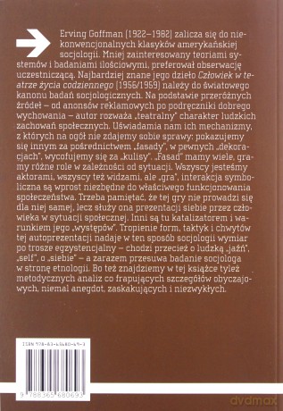 Człowiek w teatrze życia - Erving Goffman [KSIĄŻKA]