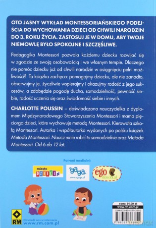 Metoda Montessori do trzeciego roku życia - Charlotte Poussin [KSIĄŻKA]