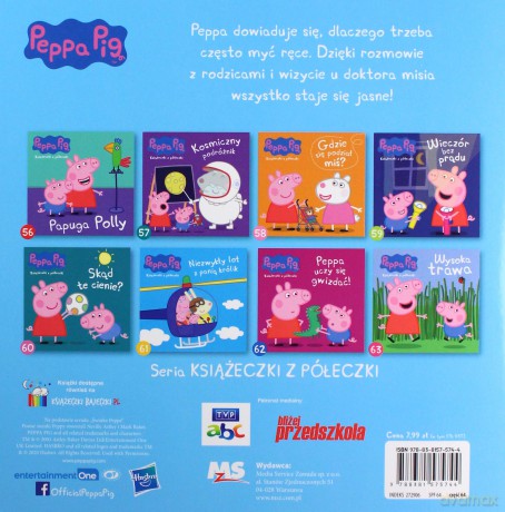 Peppa Pig. Książeczki z półeczki nr wyd. 64 Czesto myję rece! [KSIĄŻKA]