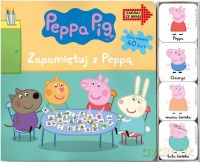 Peppa Pig. Książka twardostronicowa z kartami memo [KSIĄŻKA]