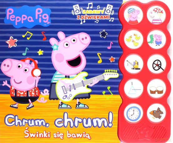Peppa Pig. książka z dźwiękami. chrum, chrum! świnki się bawią. [KSIĄŻKA]