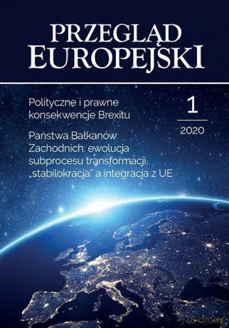 Przegląd Europejski 1/2020 - Maciej Mróz [KSIĄŻKA]