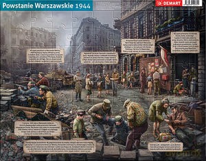 Puzzle ramkowe - powstanie warszawskie 1944 [PUZZLE]