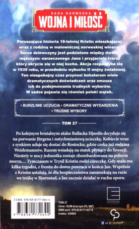 Wojna i miłość (Tom 27) Powrót do domu - Berit Kristiansen Else [KSIĄŻKA]
