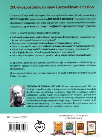 200 ekosposobów na siew i pozyskiwanie nasion - Zbigniew Przybylak [KSIĄŻKA]