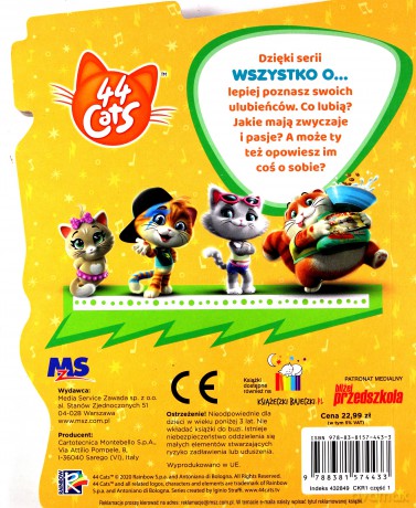 44 cats. Wszystko o 44 kotach. [KSIĄŻKA]