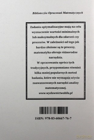 50 zadań optymalizacyjnych z pełnymi rozwiązaniami - Wiesława Regel [KSIĄŻKA]