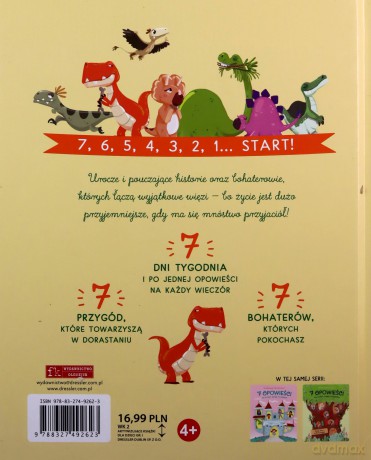 7 opowieści na każdy dzień tygodnia. T-Rex [KSIĄŻKA]