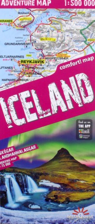 Advanture map Islandia/Iceland 1:500 000