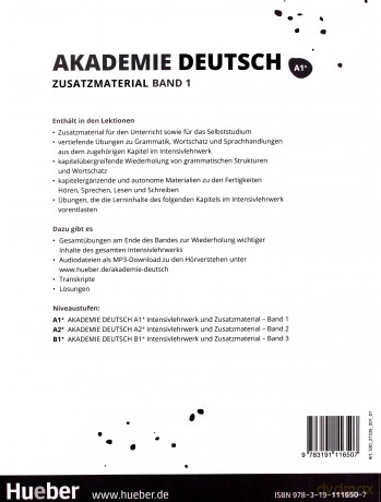 Akademie Deutsch A1+ (Tom 1) materiały dodatkowe [KSIĄŻKA]