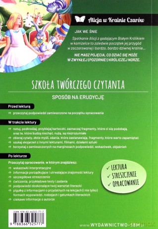 Alicja w Krainie Czarów z opracowaniem - Lewis Carroll [KSIĄŻKA]