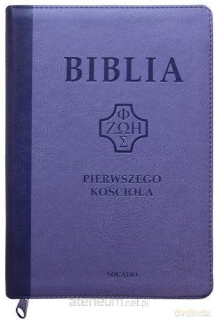 Biblia pierwszego Kościoła z paginat. fioletowa [KSIĄŻKA]