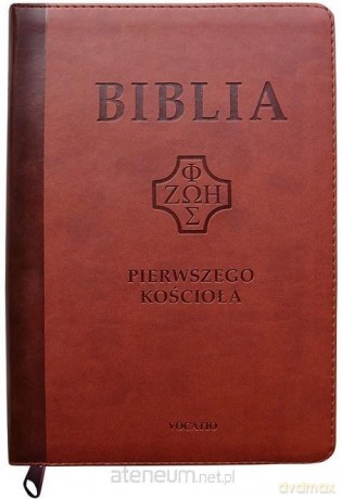 Biblia pierwszego Kościoła z paginat. kasztanowa [KSIĄŻKA]