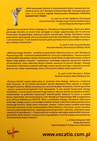 Biblia pierwszego Kościoła złocona bordowa - Remigiusz Popowski SDB [KSIĄŻKA]