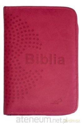 Biblia z kolorową wkładką (różowa z suwakiem) [KSIĄŻKA]