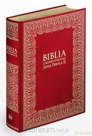 Biblia z komentarzami JP II w.okolicznościowe - Kazimierz Romaniuk [KSIĄŻKA]