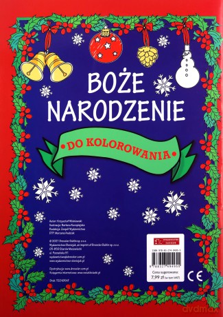 Boże Narodzenie do kolorowania - z kredkami [KSIĄŻKA]