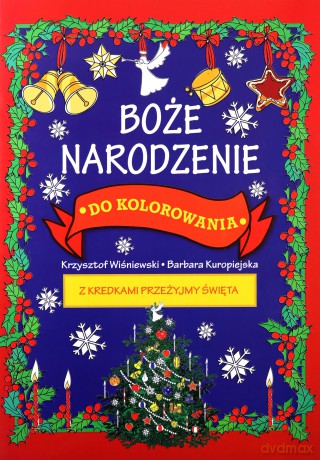 Boże Narodzenie do kolorowania - z kredkami [KSIĄŻKA]