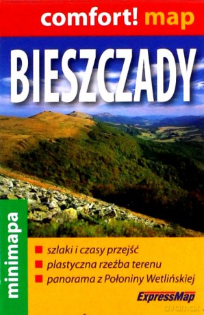 Comfort! map Bieszczady 1:200 000 minimapa