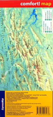 Comfort! map Bieszczady 1:60 000 laminowana