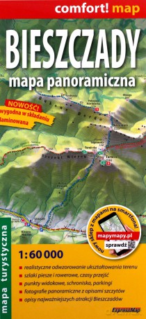 Comfort! map Bieszczady 1:60 000 laminowana