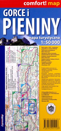 Comfort! map Gorce i pieniny 1:50 000