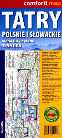 Comfort! map Tatry pl i sł 1:50 000