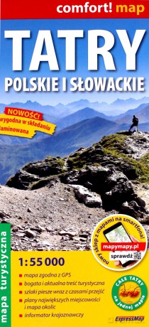 Comfort! map Tatry pl i sł 1:50 000