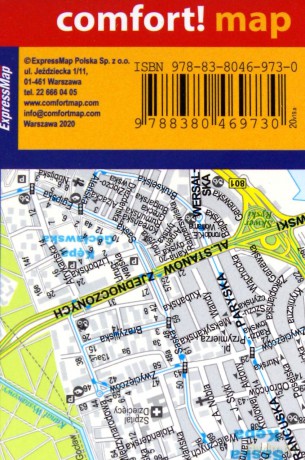Comfort! map Warszawa 1:26 000 minimapa [KSIĄŻKA]