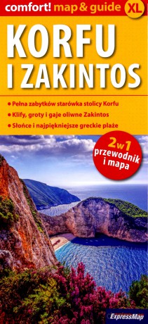 Comfort! map&guide XL Korfu i Zakintos 2w1 - Piotr Jabłoński [KSIĄŻKA]