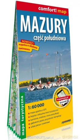 Comfort!map Mazury część południowa 1:60 000 mapa