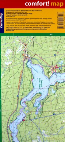 Comfort!map Mazury część południowa 1:60 000 mapa