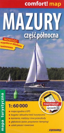 Comfort!mapMazury część północna 1:60 000 mapa