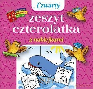 Czwarty zeszyt czterolatka z naklejkami - Anna Wiśniewska [KSIĄŻKA]