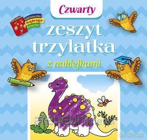 Czwarty zeszyt trzylatka z naklejkami - Anna Wiśniewska [KSIĄŻKA]