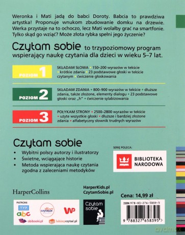 Czytam sobie. Złota rybka - Justyna Bednarek [KSIĄŻKA]