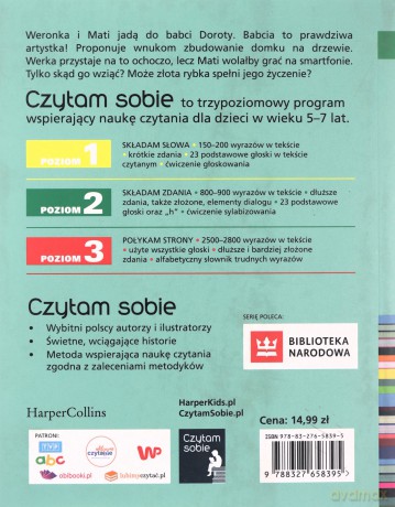 Czytam sobie. Złota rybka - Justyna Bednarek [KSIĄŻKA]