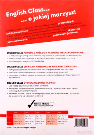 English Class A1 ćwiczenie wyd. rozszerzone 2020 - Liz Killbey, Catherine Bright [KSIĄŻKA]