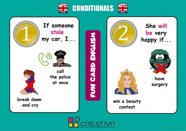 Fun Card English Conditionals [KSIĄŻKA]
