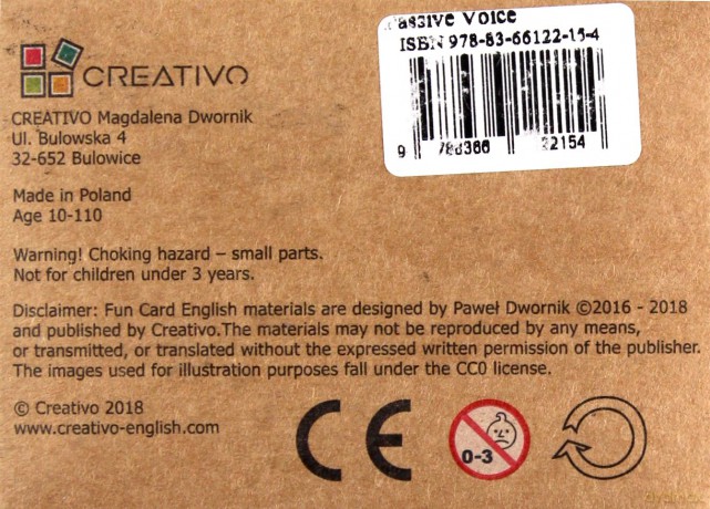 Fun Card English Passive Voice [KSIĄŻKA]
