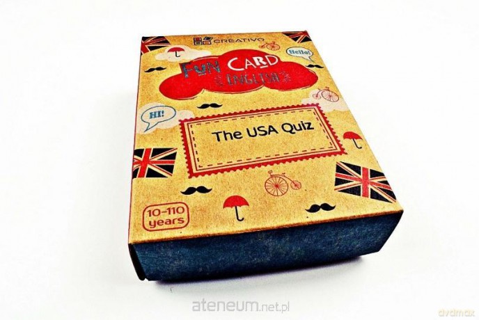 Fun Card English The USA Quiz [KSIĄŻKA]