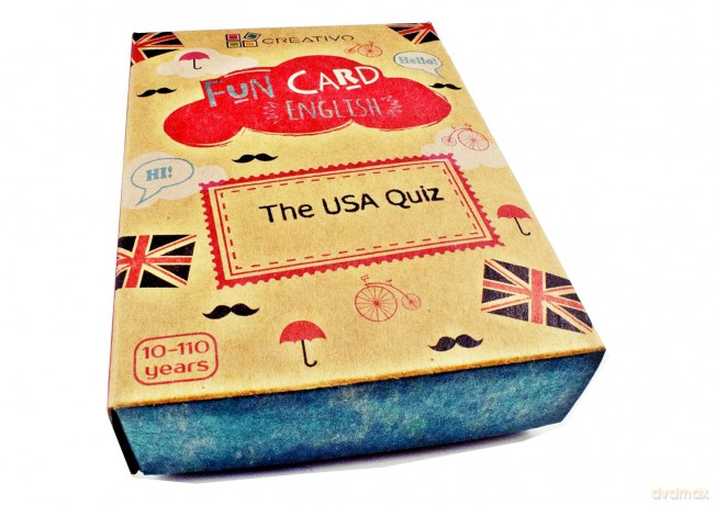 Fun Card English The USA Quiz [KSIĄŻKA]