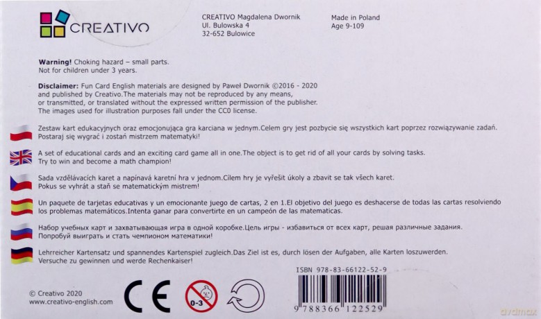 Fun Card Math (ułamki zwykłe, ułamki dziesiętne) [KSIĄŻKA]