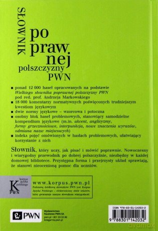 Słownik Poprawnej Polszczyzny + CD (twarda) - Opracowanie Zbiorowe [KSIĄŻKA]