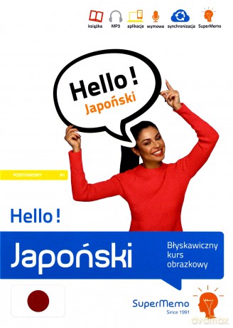 Hello! Japoński. Błyskawiczny kurs obrazkowy A1 - Natalia Wajda, SuperMemo World [KSIĄŻKA]