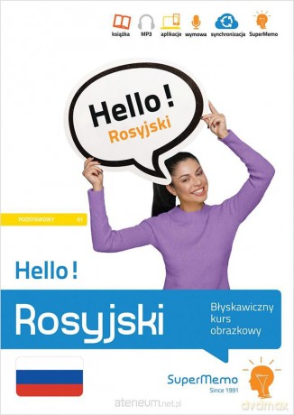 Hello! Rosyjski. Błyskawiczny kurs obrazkowy A1 - Natalia Wajda [KSIĄŻKA]