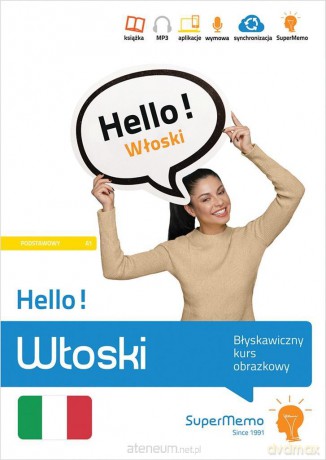 Hello! Włoski. Błyskawiczny kurs obrazkowy A1 - Natalia Wajda [KSIĄŻKA]