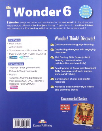 I Wonder 6 PB + i-eBook - Jenny Dooley, Bob Obee [KSIĄŻKA]