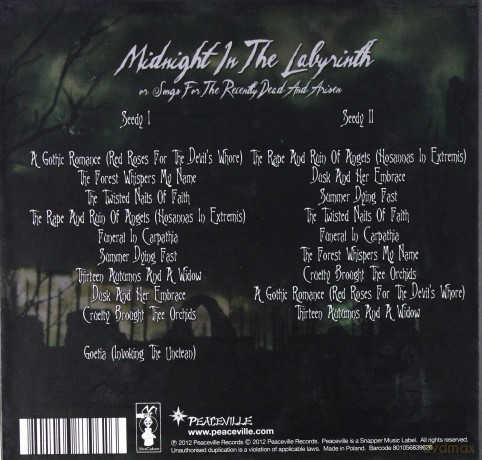 Cradle Of Filth: Midnight In The Labyrinth (digibook) [2CD]