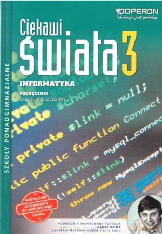 Informatyka LO 3 Ciekawi świata podręcznik zakres rozszerzony - Ewa Mikołajewicz [KSIĄŻKA]